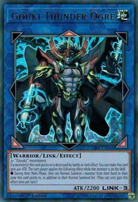 Gouki Thunder Ogre - Circuit Break (CIBR) #CIBR-EN045 - Ultra Rare YuGiOh Trading Card