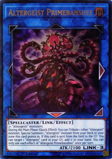 Altergeist Primebanshee trading card from Circuit Break Altergeist Primebanshee - Circuit Break YuGiOh trading card