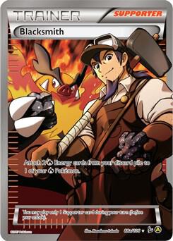 Blacksmith - 88a/106 trading card from Alternate Art Promos Blacksmith - 88a/106 - Alternate Art Promos Pokémon trading card