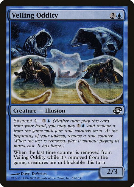 Veiling Oddity - Planar Chaos Magic: The Gathering trading card