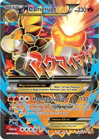 M Camerupt EX - XY198a - Alternate Art Promos (PR) #XY198a - Rare Pokémon Trading Card