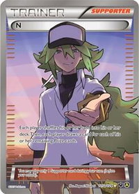 N (Supporter) - 105a/124 - Alternate Art Promos (PR) #105a/124 - Rare Pokémon Trading Card