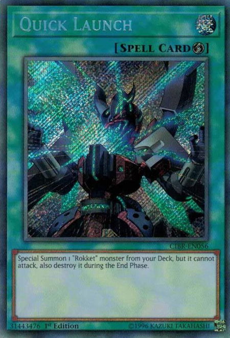 Quick Launch trading card from Circuit Break Quick Launch - Circuit Break YuGiOh trading card