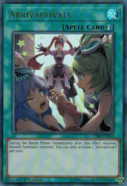 Arrivalrivals trading card from Circuit Break Arrivalrivals - Circuit Break YuGiOh trading card