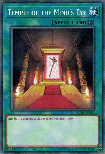 Temple of the Mind's Eye trading card from Circuit Break Temple of the Mind's Eye - Circuit Break YuGiOh trading card