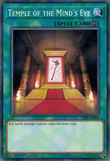 Temple of the Mind's Eye - Circuit Break YuGiOh trading card