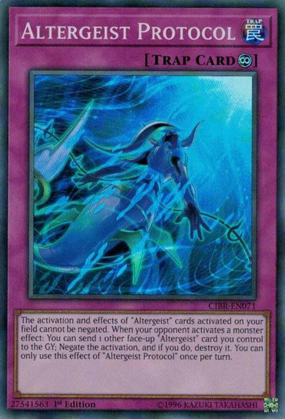 Altergeist Protocol - Circuit Break YuGiOh trading card