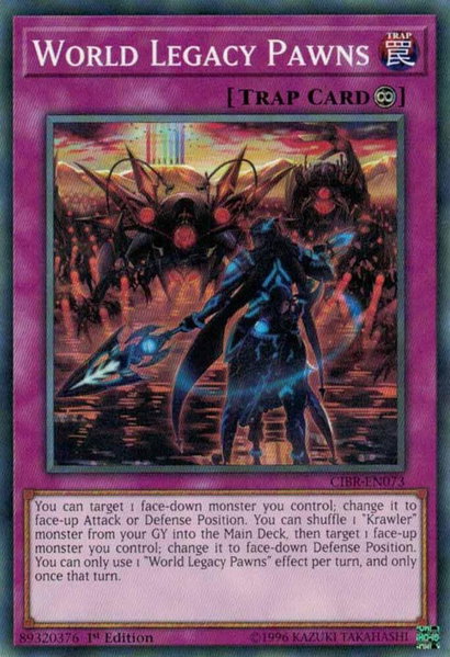 World Legacy Pawns trading card from Circuit Break World Legacy Pawns - Circuit Break YuGiOh trading card