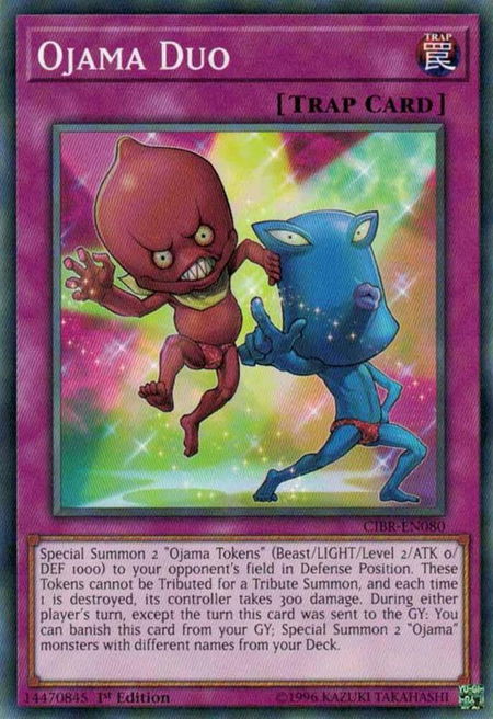 Ojama Duo - Circuit Break YuGiOh trading card