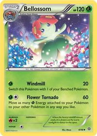 Bellossom - 4/98 (Cosmos Holo) - Miscellaneous Cards & Products (MCAP) #004/098 - Promo Pokémon Trading Card