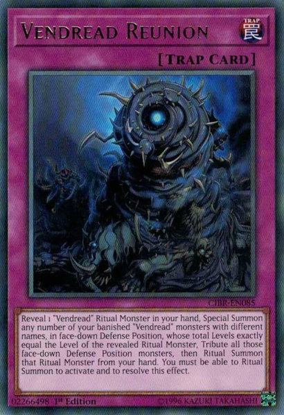 Vendread Reunion trading card from Circuit Break Vendread Reunion - Circuit Break YuGiOh trading card