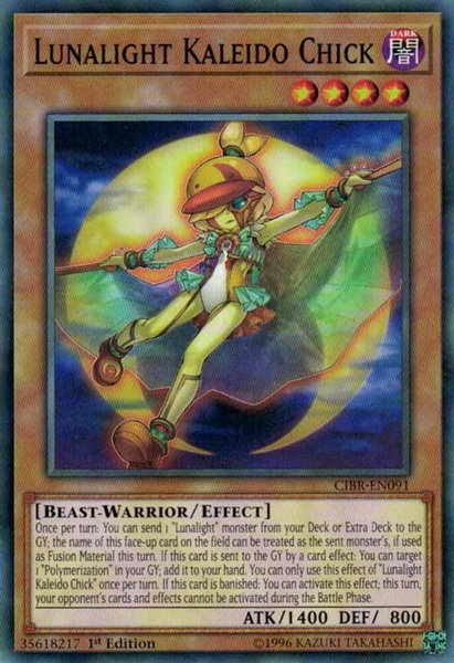 Lunalight Kaleido Chick trading card from Circuit Break Lunalight Kaleido Chick - Circuit Break YuGiOh trading card