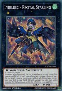 Lyrilusc - Recital Starling - Circuit Break (CIBR) #CIBR-EN092 - Common / Short Print YuGiOh Trading Card