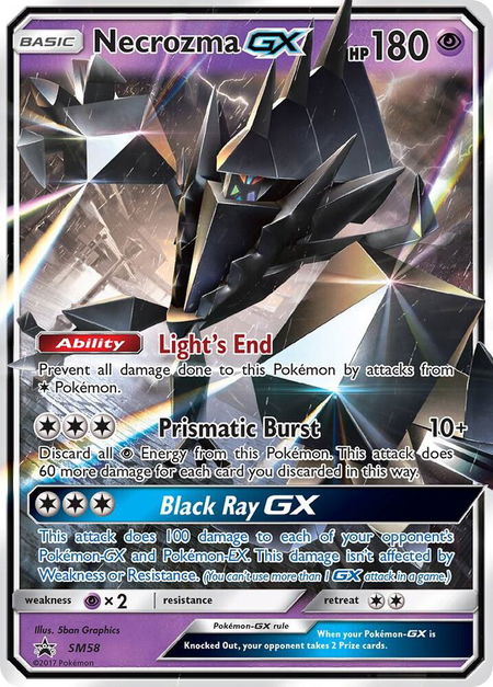 Necrozma GX - SM58 - SM Promos Pokémon trading card