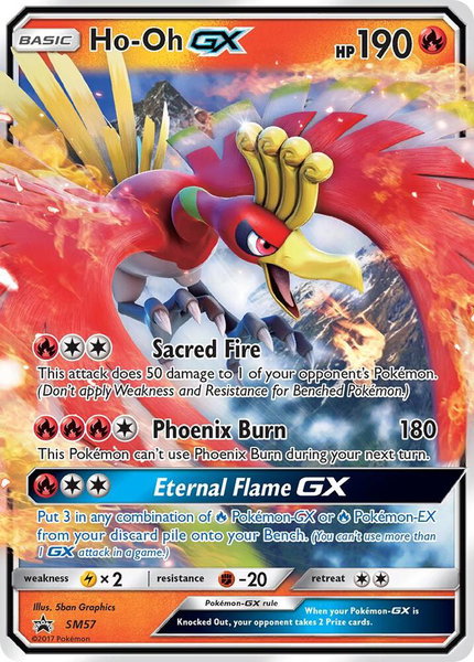 Ho-Oh GX - SM57 - SM Promos Pokémon trading card
