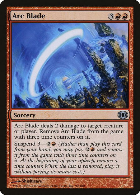 Arc Blade - Future Sight Magic: The Gathering trading card