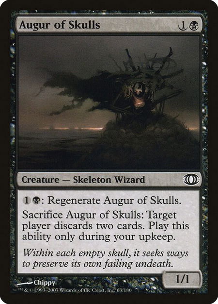Augur of Skulls - Future Sight Magic: The Gathering trading card