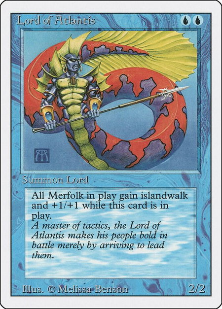 Lord of Atlantis - Revised Edition Magic: The Gathering trading card