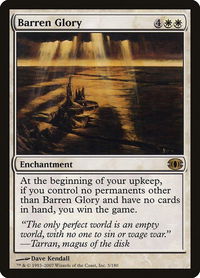 Barren Glory - Future Sight (FUT) #3 - Rare Magic: The Gathering Trading Card