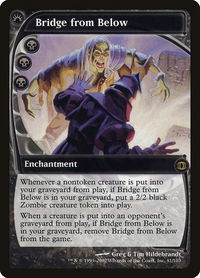 Bridge from Below - Future Sight (FUT) #81 - Rare Magic: The Gathering Trading Card