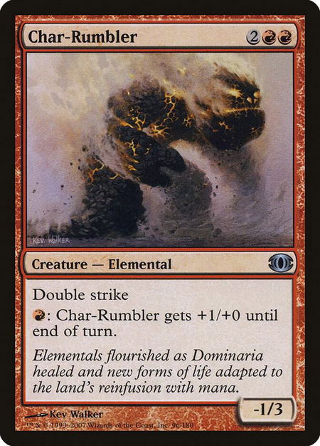 Char-Rumbler - Future Sight Magic: The Gathering trading card