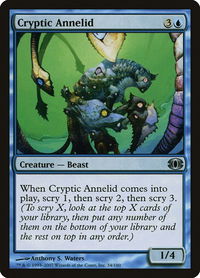 Cryptic Annelid - Future Sight (FUT) #34 - Uncommon Magic: The Gathering Trading Card