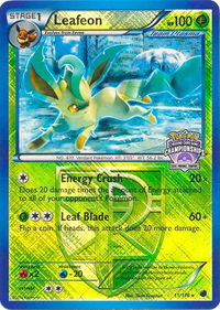 Leafeon - 11/116 (State Championships) - League & Championship Cards (PR) #011/116 - Promo Pokémon Trading Card