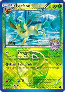 Leafeon - 11/116 (State Championships) [Staff] - League & Championship Cards (PR) #011/116 - Promo Pokémon Trading Card