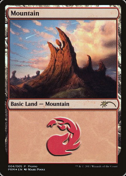 Mountain (2017 Gift Pack - Poole) - Gift Boxes and Promos Magic: The Gathering trading card