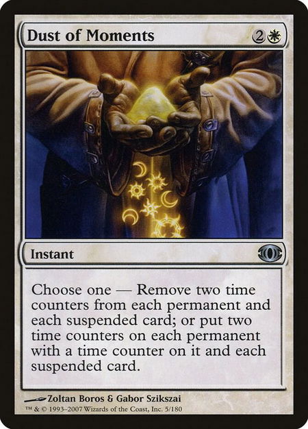 Dust of Moments - Future Sight Magic: The Gathering trading card