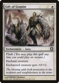 Gift of Granite - Future Sight (FUT) #7 - Common Magic: The Gathering Trading Card