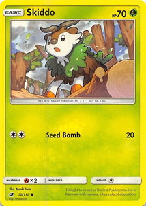 Skiddo - SM - Crimson Invasion (SM04) #10/111 - Common Pokémon Trading Card
