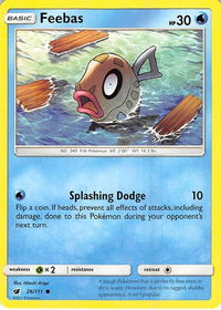 Feebas - SM - Crimson Invasion (SM04) #26/111 - Common Pokémon Trading Card