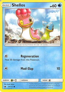 Shellos - SM - Crimson Invasion (SM04) #29/111 - Common Pokémon Trading Card