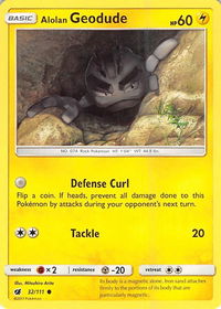 Alolan Geodude - SM - Crimson Invasion (SM04) #32/111 - Common Pokémon Trading Card