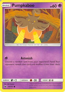 Pumpkaboo - SM - Crimson Invasion (SM04) #44/111 - Common Pokémon Trading Card