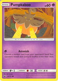 Pumpkaboo - SM - Crimson Invasion (SM04) #44/111 - Common Pokémon Trading Card