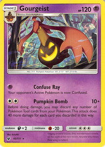 Gourgeist - SM - Crimson Invasion (SM04) #45/111 - Rare Pokémon Trading Card