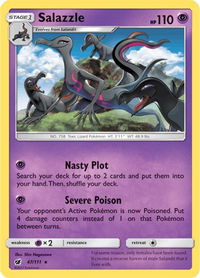 Salazzle - SM - Crimson Invasion (SM04) #47/111 - Holo Rare Pokémon Trading Card