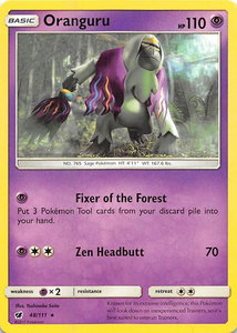 Oranguru - SM - Crimson Invasion (SM04) #48/111 - Rare Pokémon Trading Card