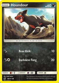 Houndour - SM - Crimson Invasion (SM04) #58/111 - Common Pokémon Trading Card