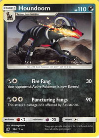 Houndoom - SM - Crimson Invasion (SM04) #59/111 - Rare Pokémon Trading Card