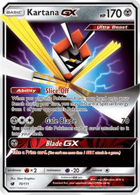 Kartana GX - SM - Crimson Invasion (SM04) #70/111 - Ultra Rare Pokémon Trading Card