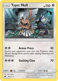 Type: Null - SM - Crimson Invasion (SM04) #89/111 - Holo Rare Pokémon Trading Card