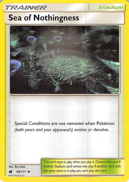 Sea of Nothingness trading card from SM - Crimson Invasion Sea of Nothingness - SM - Crimson Invasion Pokémon trading card