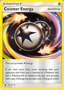 Counter Energy - SM - Crimson Invasion (SM04) #100/111 - Uncommon Pokémon Trading Card