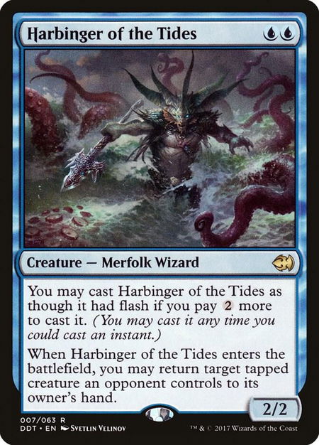 Harbinger of the Tides - Duel Decks: Merfolk vs. Goblins Magic: The Gathering trading card