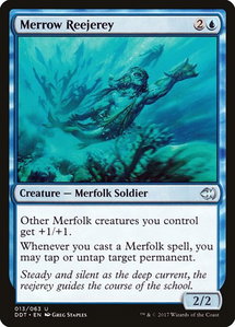 Merrow Reejerey - Duel Decks: Merfolk vs. Goblins (DDT) #13 - Uncommon Magic: The Gathering Trading Card
