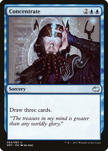 Concentrate - Duel Decks: Merfolk vs. Goblins (DDT) #4 - Uncommon Magic: The Gathering Trading Card