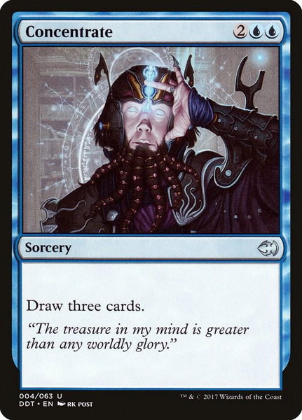 Concentrate - Duel Decks: Merfolk vs. Goblins Magic: The Gathering trading card